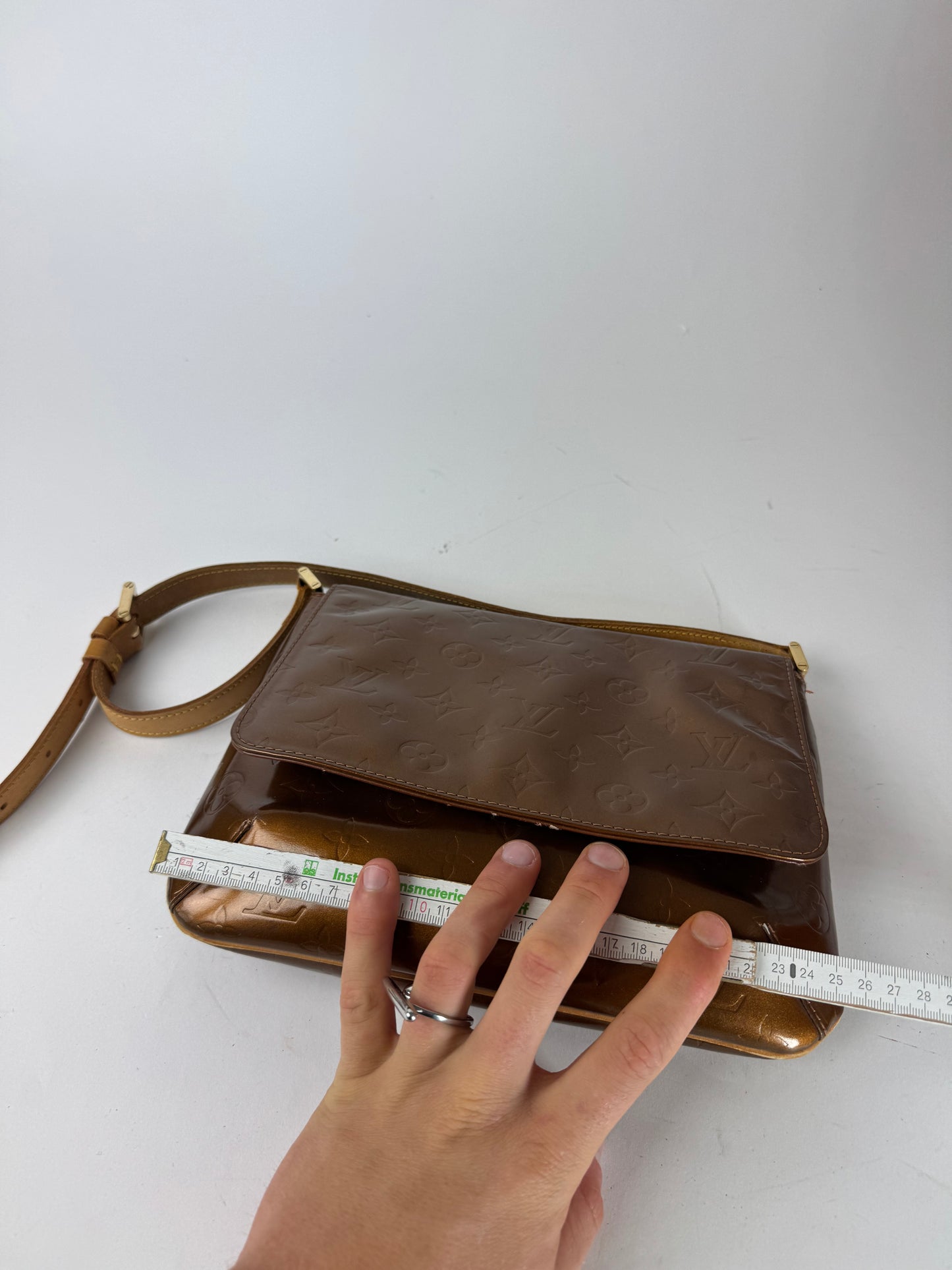 Vintage Louis Vuitton Vernis Leather Bag Brown