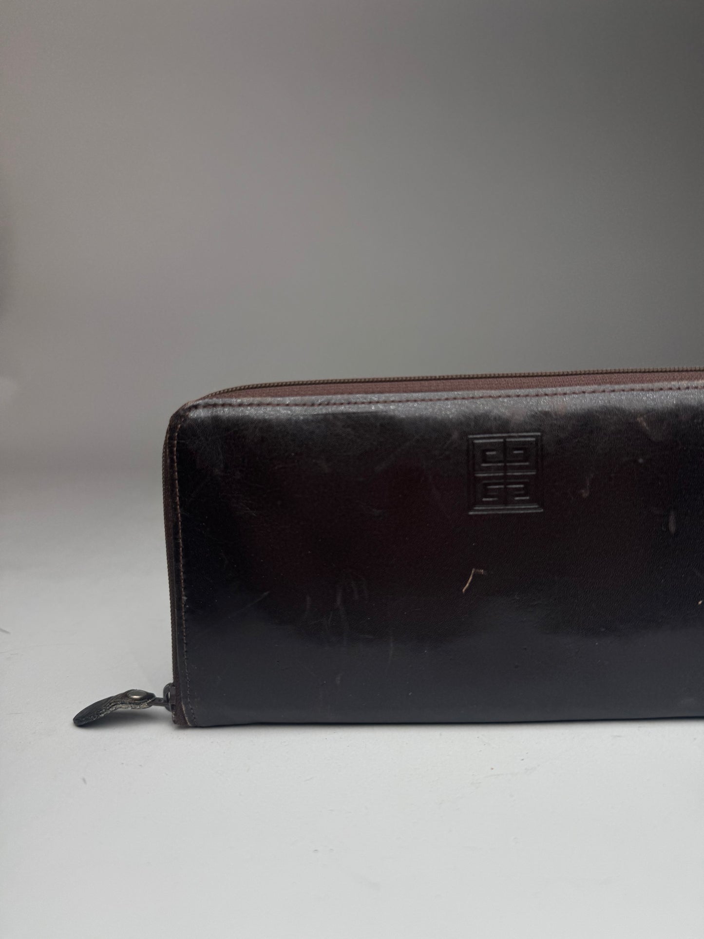 Vintage Givenchy Leather Wallet Brown