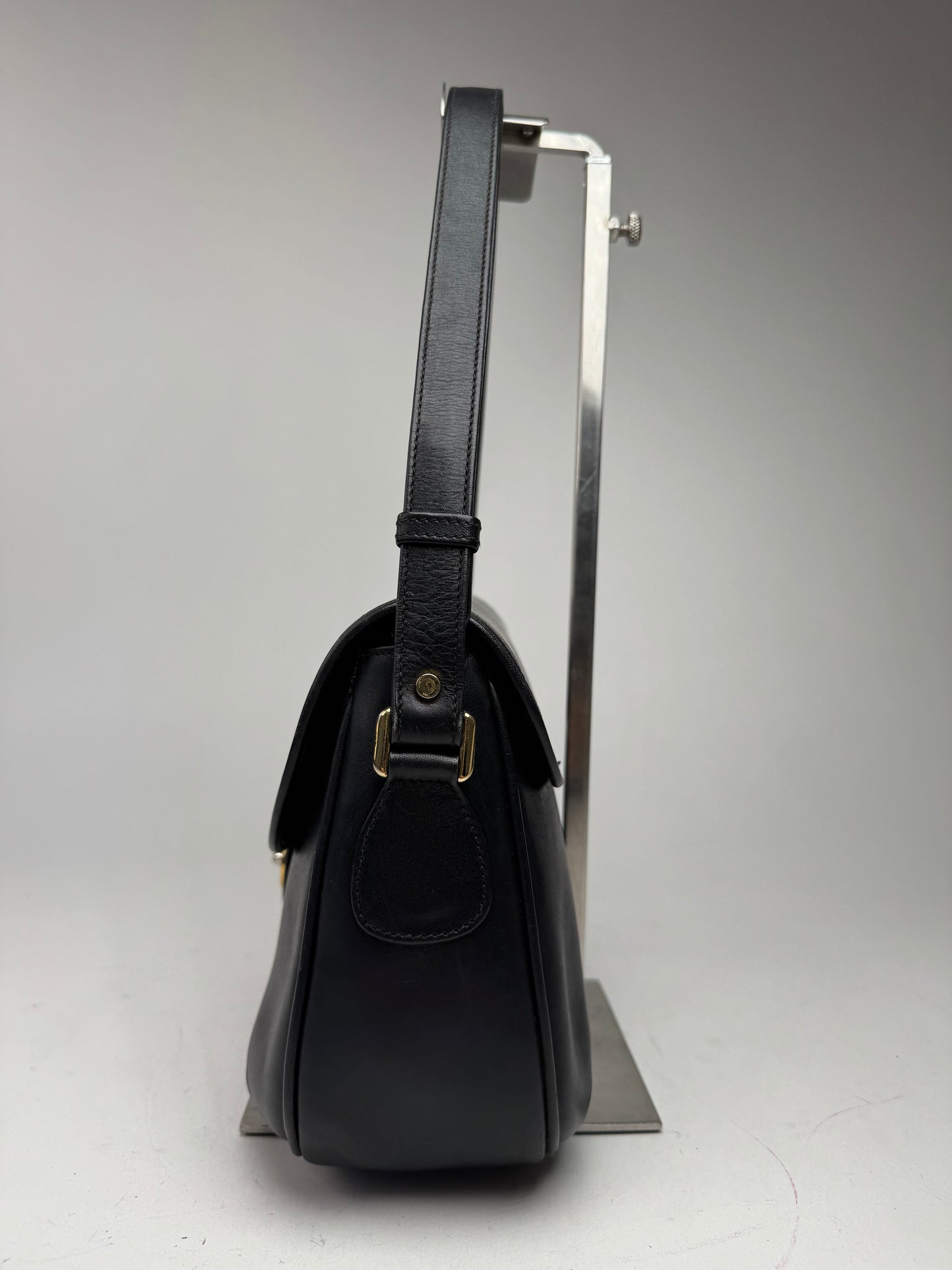 Vintage Gucci 2 Way Leather bag black