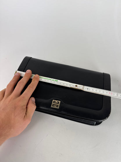 Vintage Givenchy Leather Clutch Black