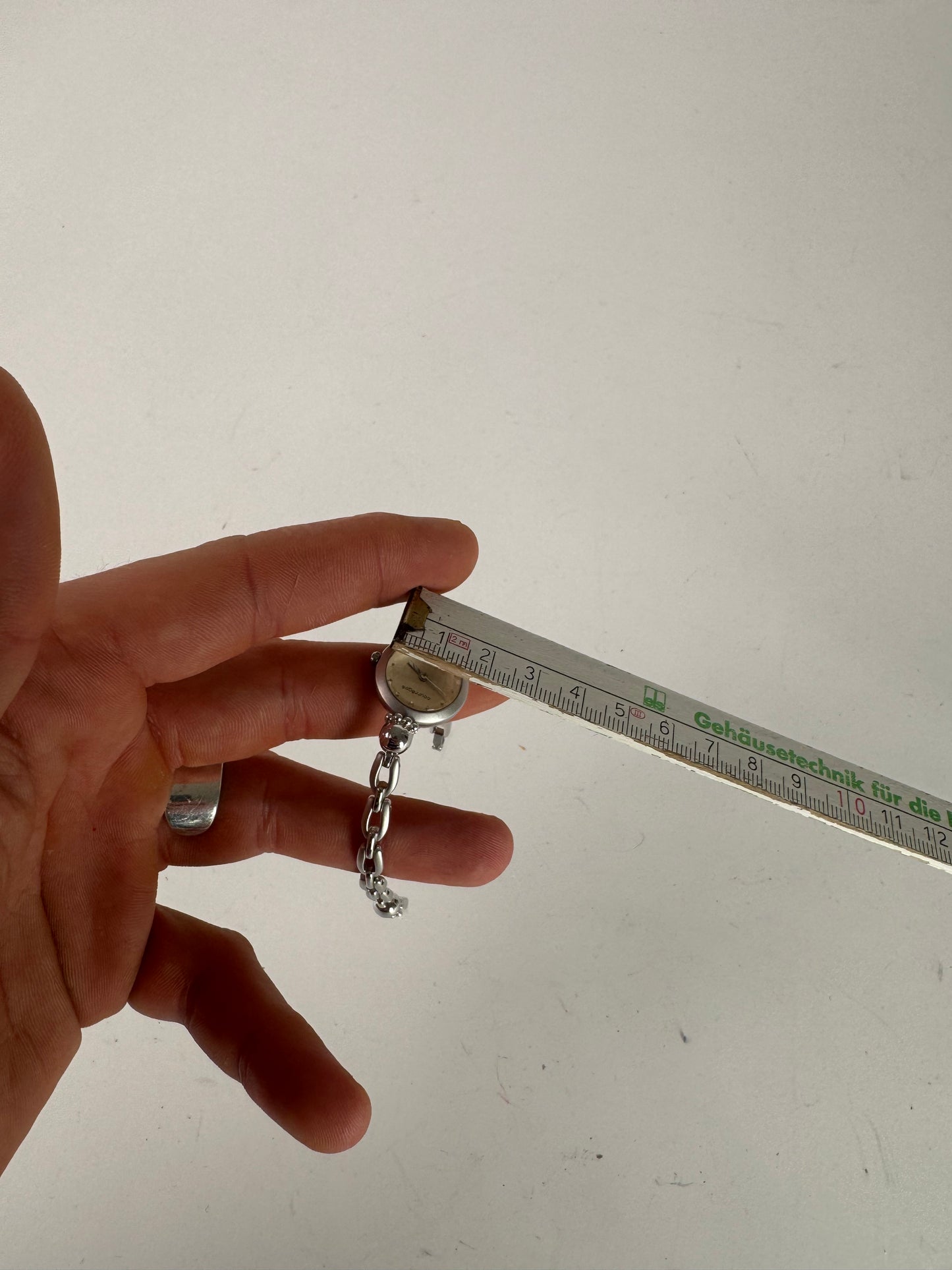 Montre Courreges Vintage Acier Argent