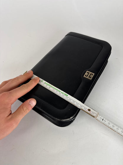 Vintage Givenchy Leather Clutch Black