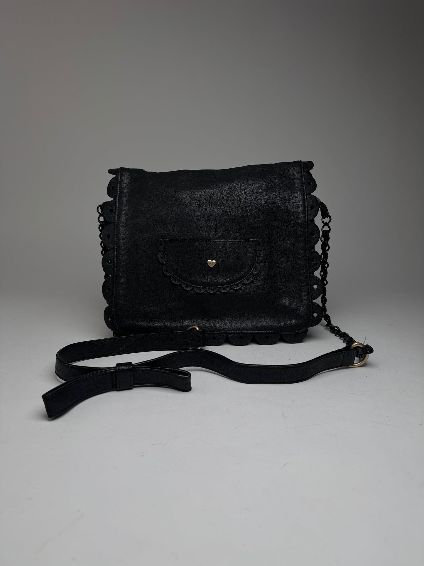 Vintage Chloe Leather Shoulder Bag black