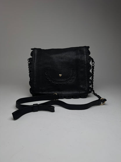 Vintage Chloe Leather Shoulder Bag black