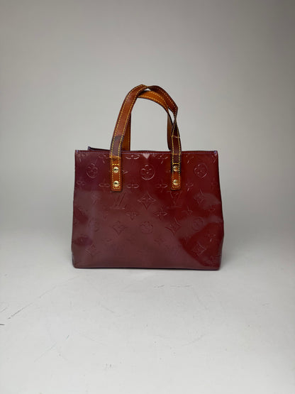 Vintage Louis Vuitton Vernis Leather Shopper Bag Purple