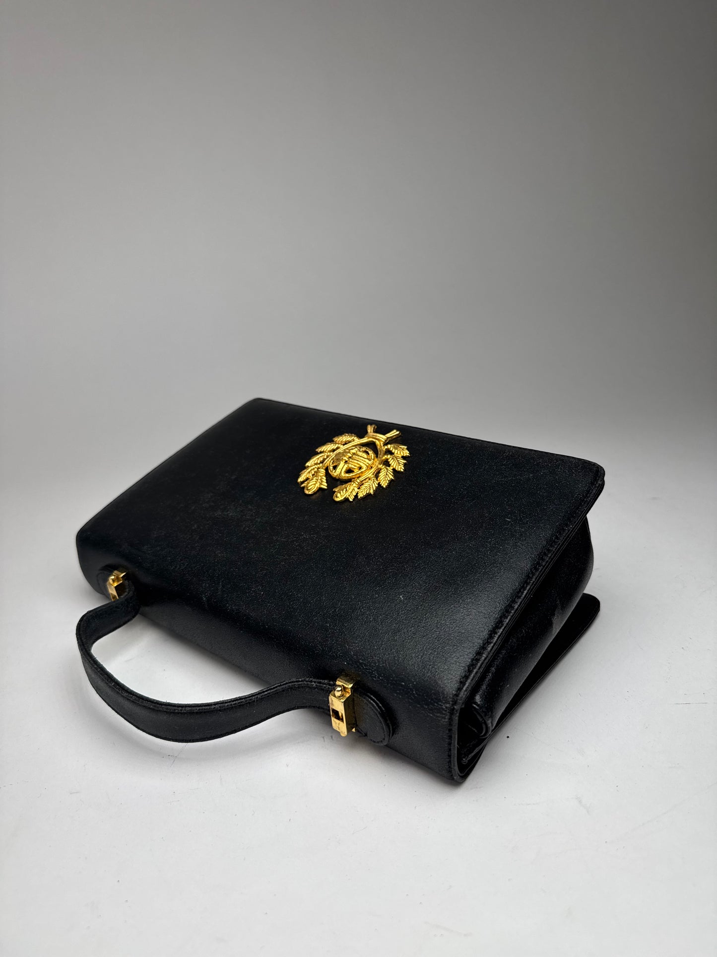 Vintage Givenchy 4G Leather Bag black