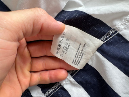 Acne Studios Summer Shirt White Navy Striped 52/L
