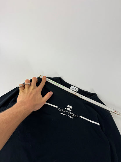 Vintage Courreges Paris Sweater Black 38/M