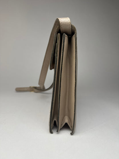 Vintage Yves Saint Laurent 2 Way Leather Bag Y Satchel