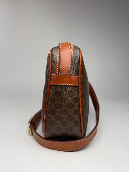 Vintage Celine Paris Triomphe Leather Monogram Bag