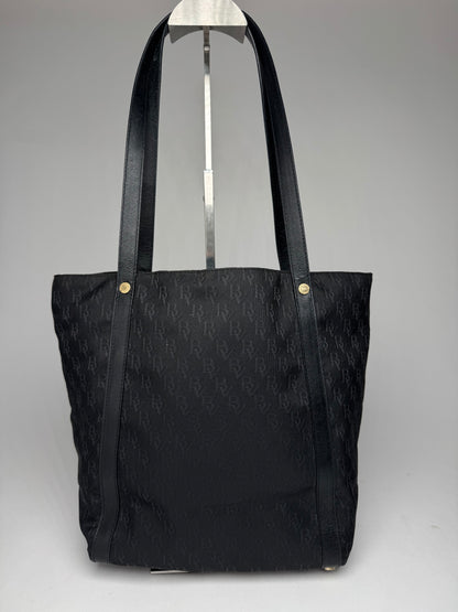 Vintage Bottega Veneta Monogramm Canvas Shopper
