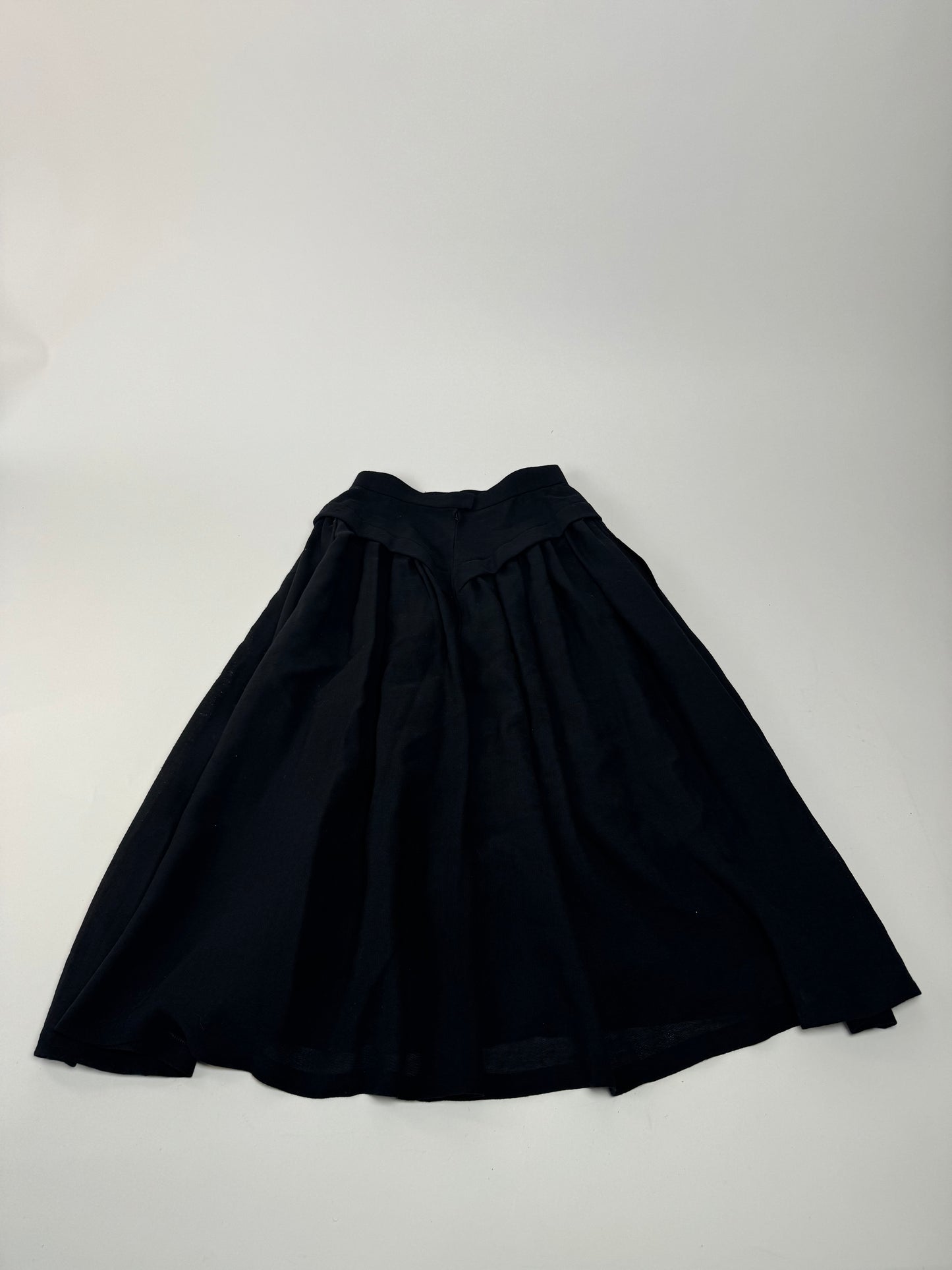 Vintage Dior Wool Skirt black M