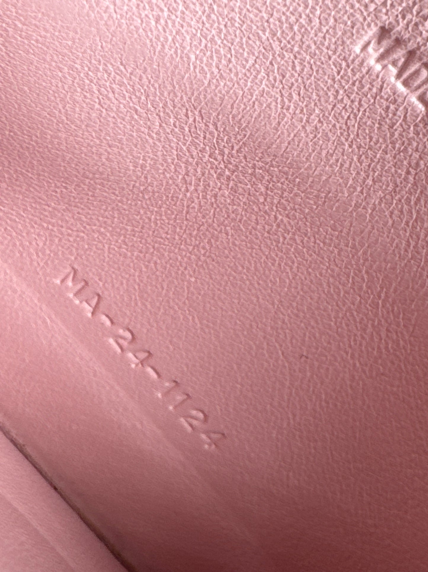 Vintage Dior Patent Leather Card Holder Peach-Orange