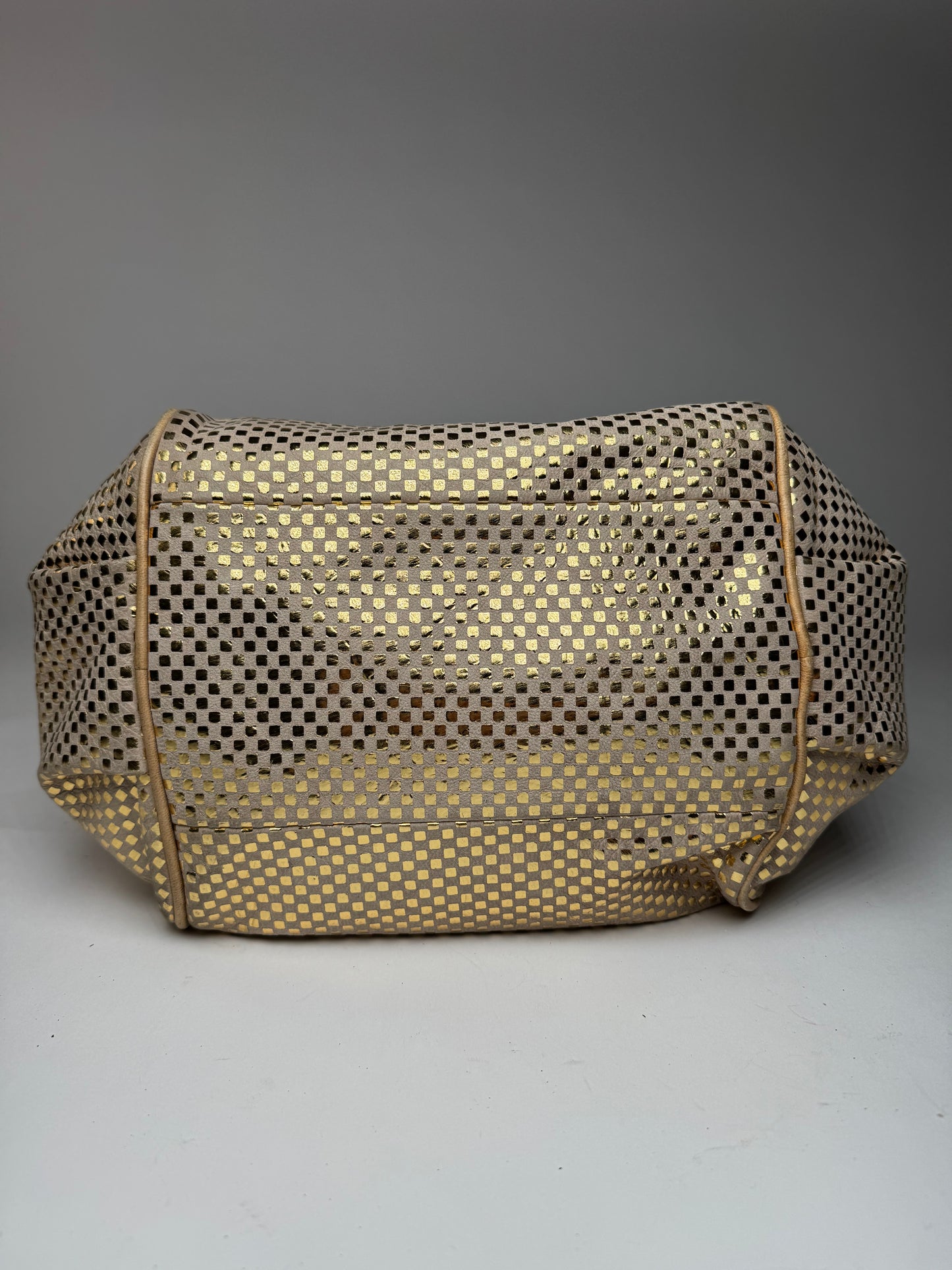 Vintage Chloe 2-Way Leather Bag golden