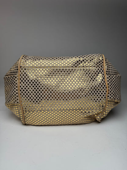 Vintage Chloe 2-Way Leather Bag golden