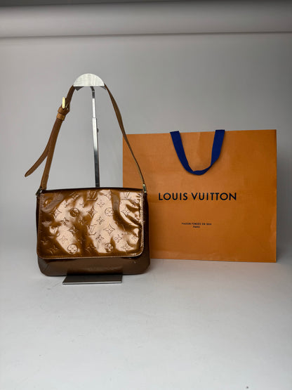 Vintage Louis Vuitton Vernis Leather Bag Brown