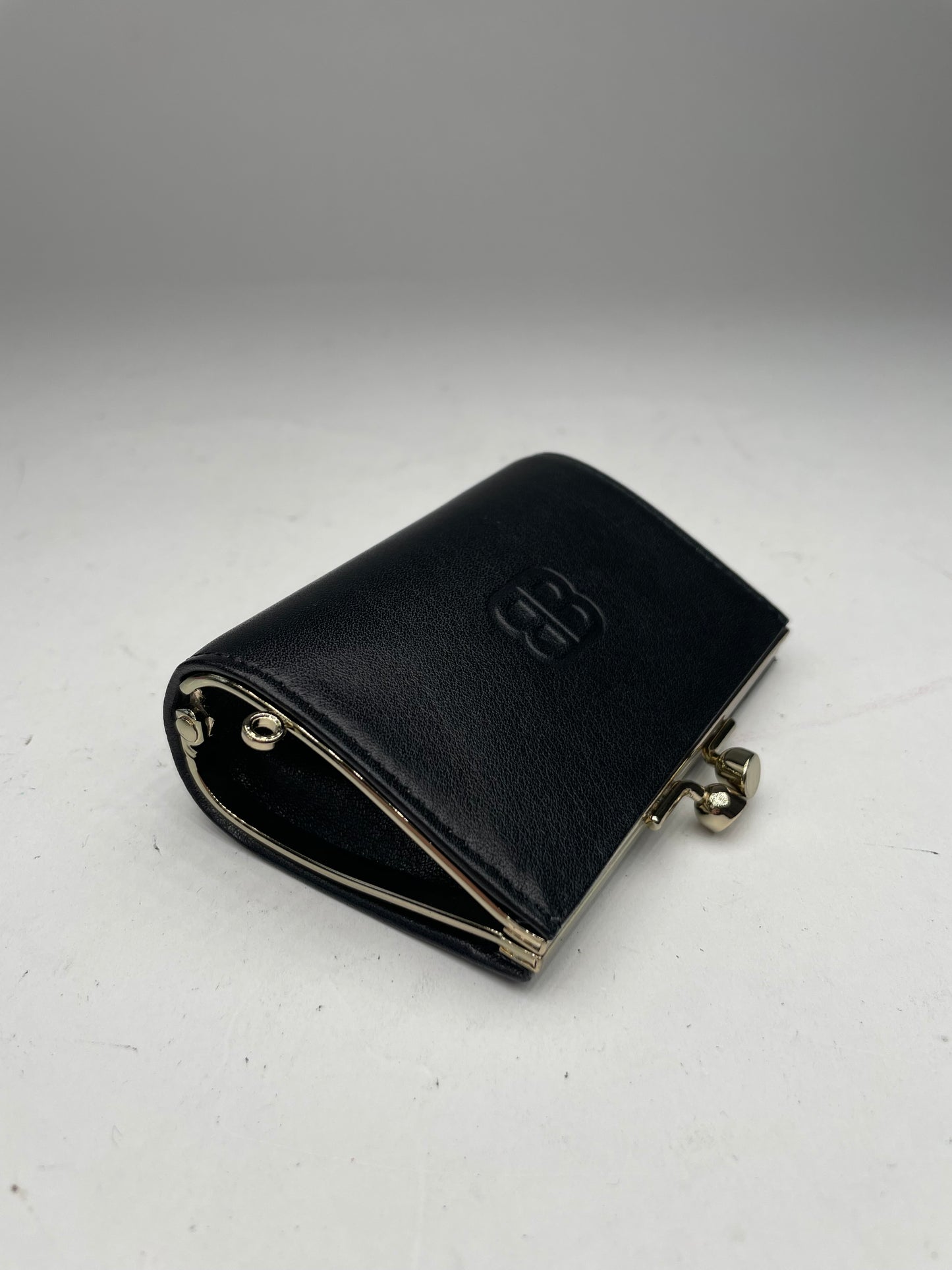 Vintage Balenciaga Leather card Holder Black