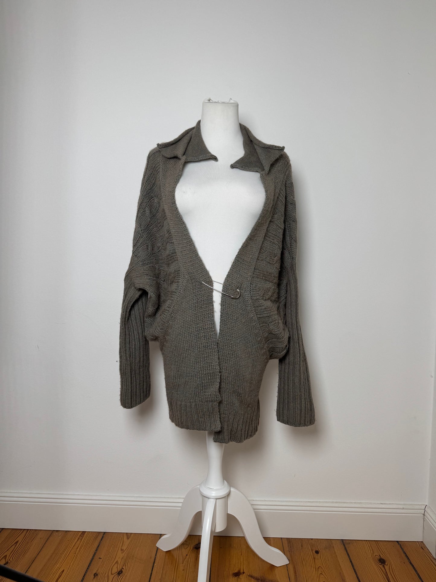 Vintage Yohji Yamamoto Wool Coat Gray 38/M
