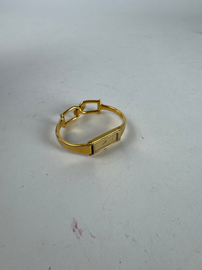 Vintage Gucci Horsebit Watch steel golden