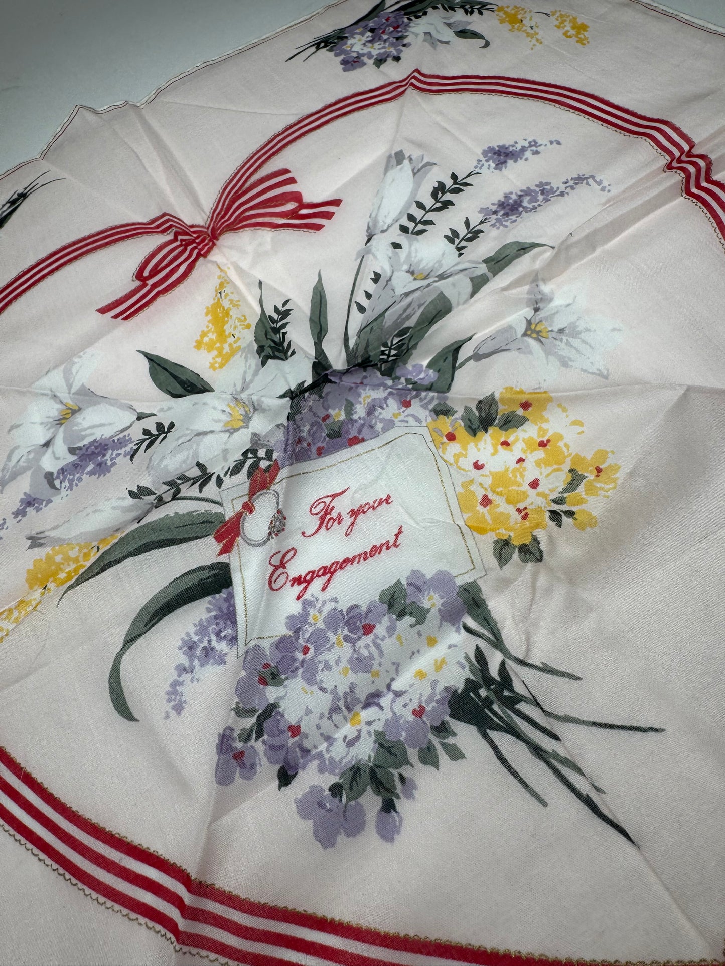 Vintage Christian Dior Silk Scarf engagement