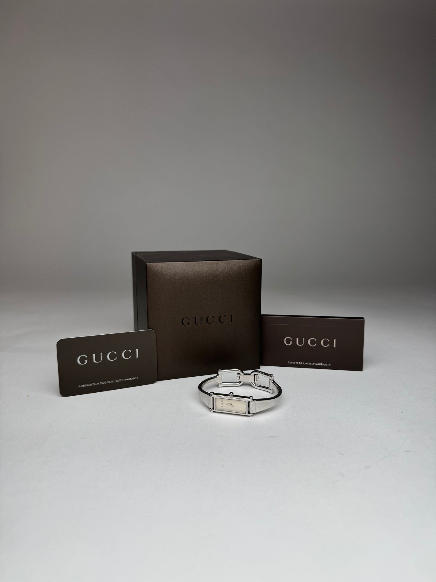 Vintage Gucci Horsebit Watch Steel Silver
