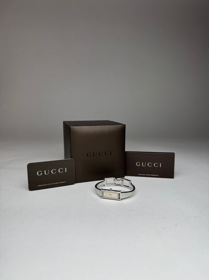 Vintage Gucci Horsebit Watch Steel Silver
