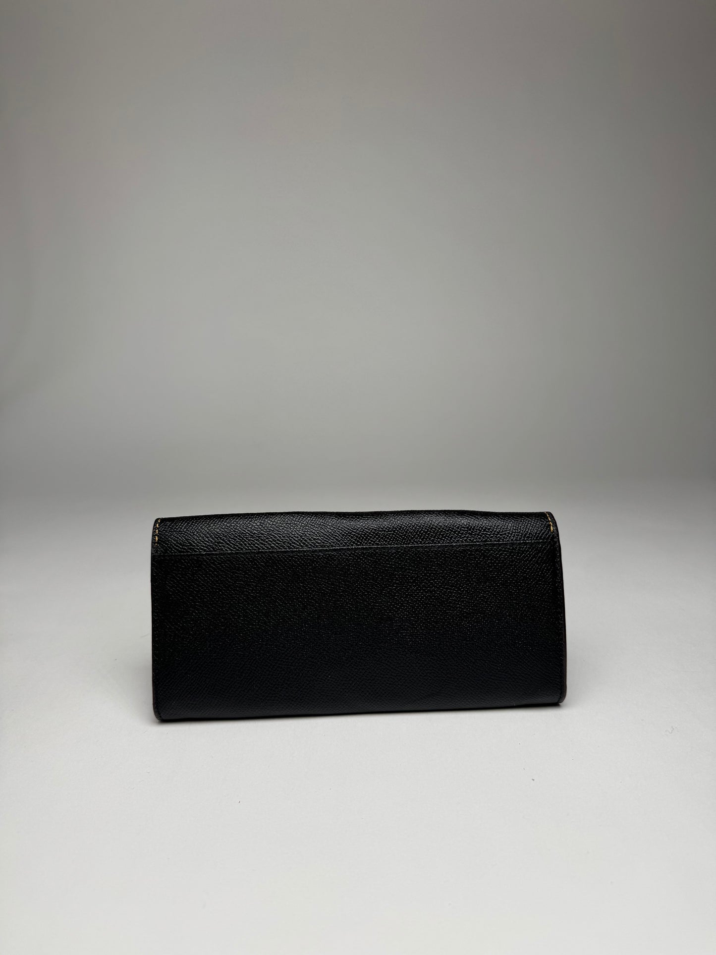 Vintage Coach Leather Wallet Black