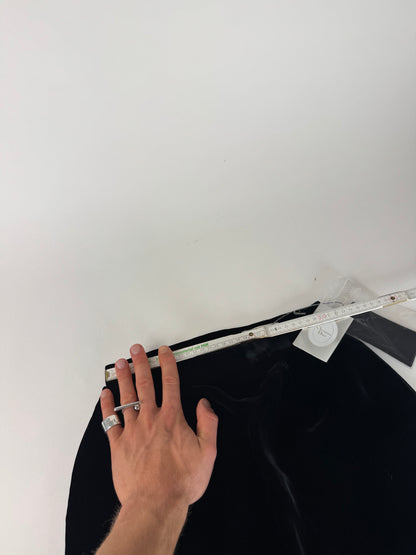 Vintage Dior velour Skirt black M