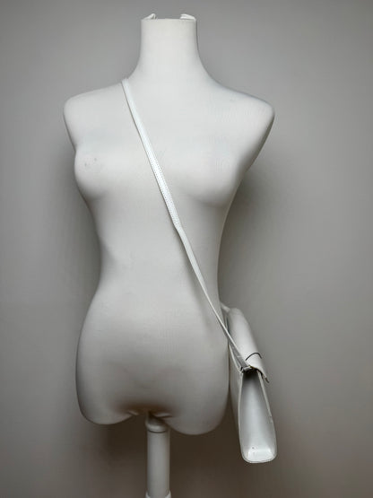 Vintage  Givenchy 4G Leather Bag White