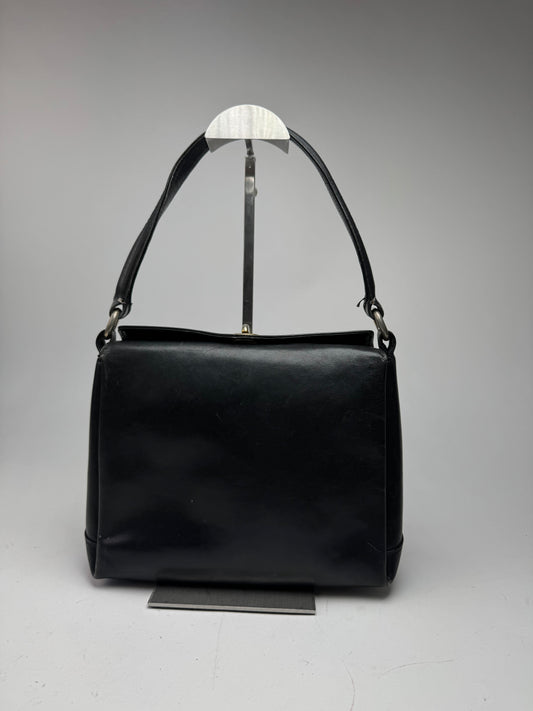 Vintage Gucci Leather Bag Black