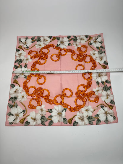 Vintage Celine Paris Silk/Canvas Scarf