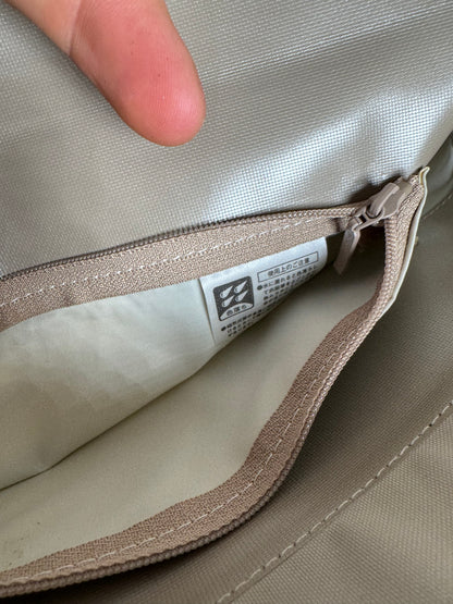 Vintage  Givenchy 4G Patent Leather Bag Grey Brown