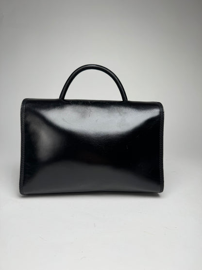 Vintage Loewe Madrid Puzzle Leather Bag black