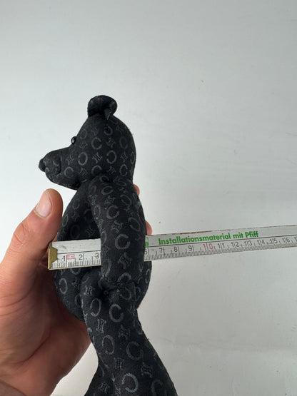 Vintage Celine Paris Canvas Monogramm Teddy Bear black