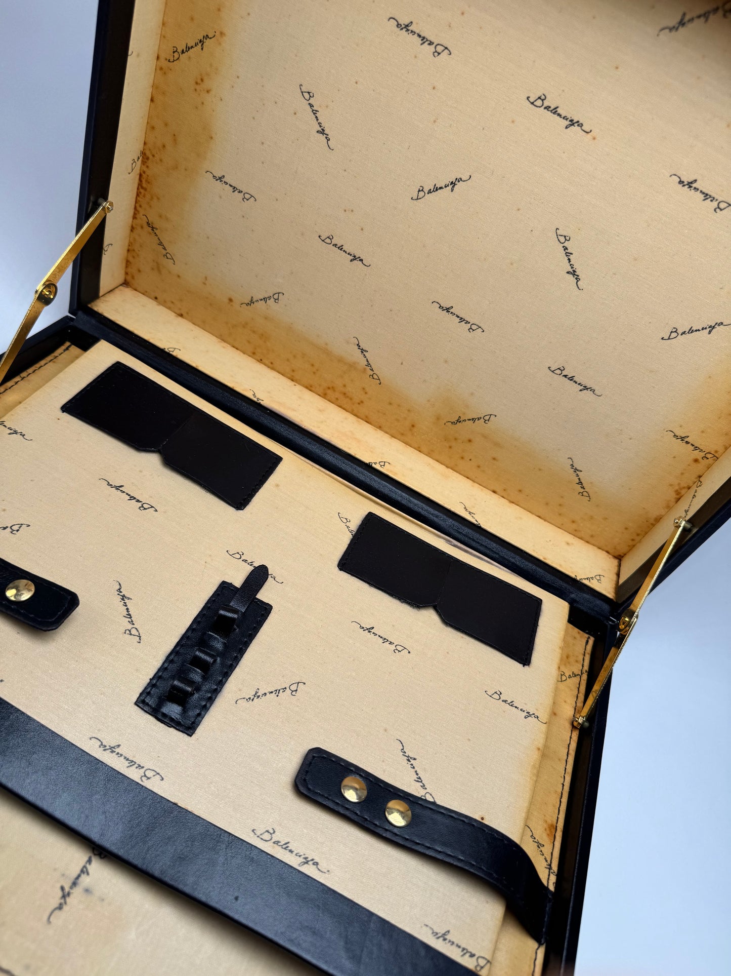 Vintage 70s Balenciaga Monogram Suitcase