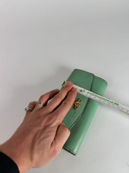 Vintage Vivienne Westwood Leather Wallet Mint Green
