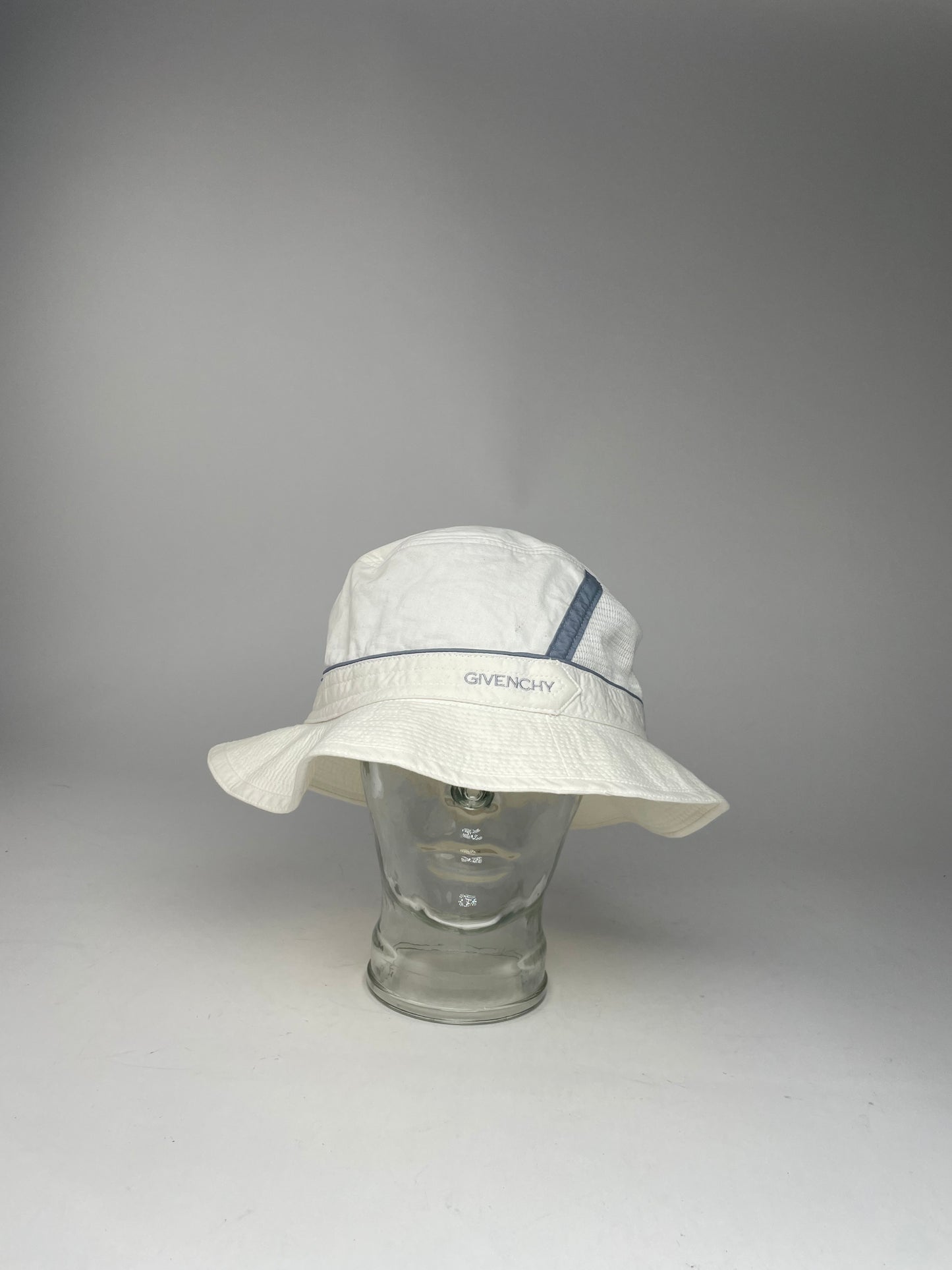 Vintage Givenchy Canvas Bucket Hat Unisex White