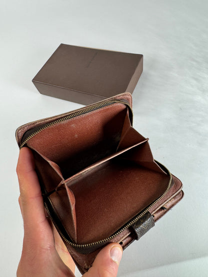 Vintage Louis Vuitton Leather Monogram Wallet Brown