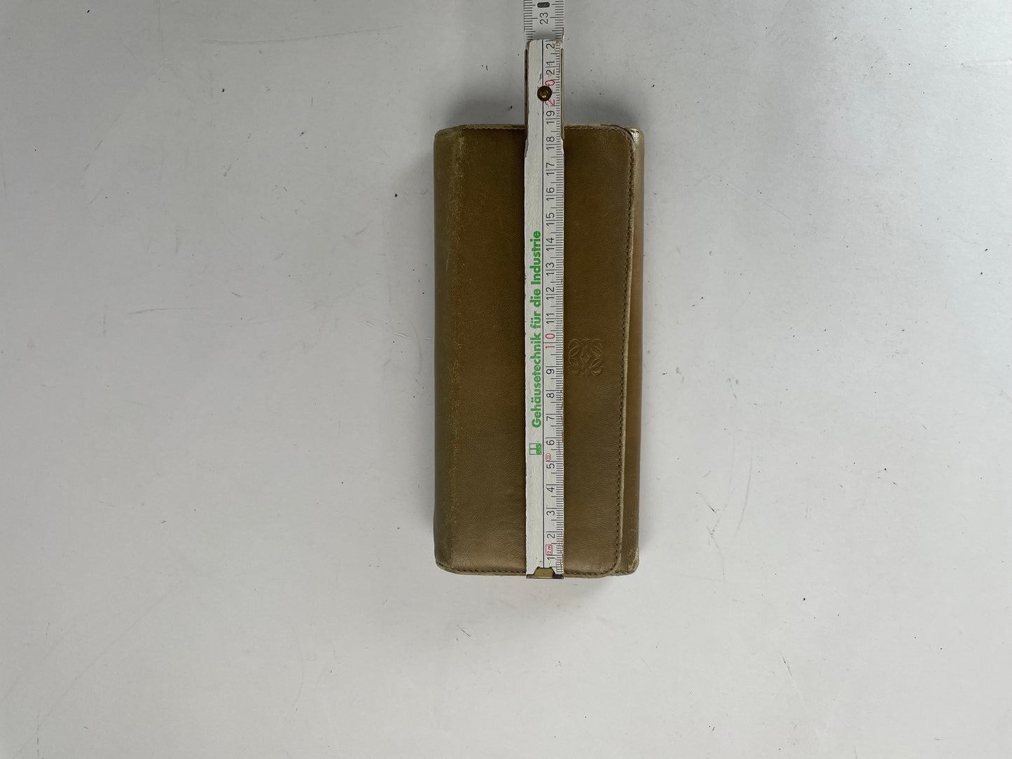 Vintage Loewe Madrid Puzzle Leather Wallet Golden