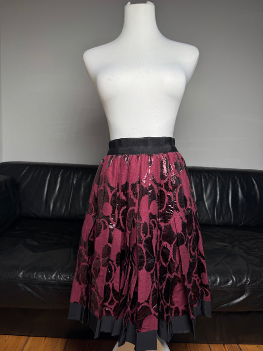 Vintage Dolce & Gabbana Special Edition Skirt purple/black 40/L