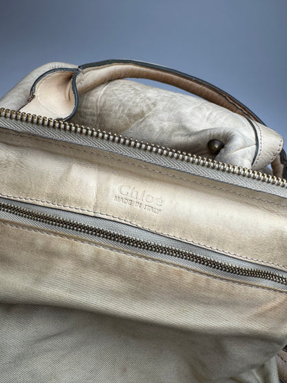 Vintage Chloe Leather Bag Beige
