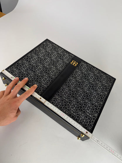 Vintage 70s Balenciaga Monogram Suitcase