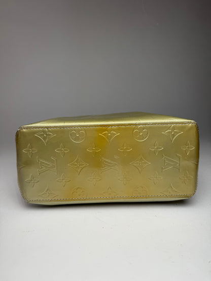 Vintage Louis Vuitton Vernis Leather Shopper Bag Blue Silver