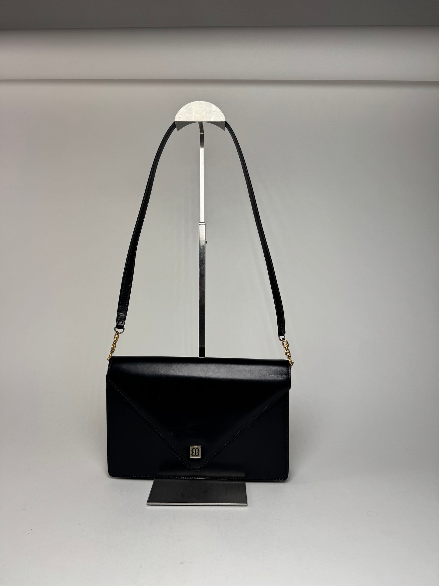 Vintage Balenciaga Patent Leather Shoulder bag black