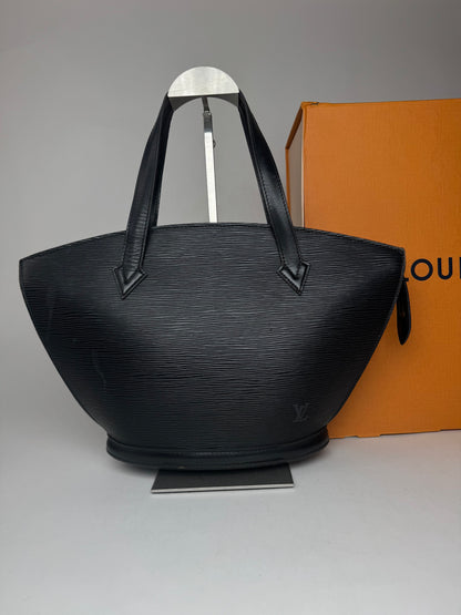Vintage Louis Vuitton Saint Jacques Bag EPI Leather black