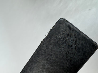 Vintage Louis Vuitton Taiga Leather Card Holder / ID Holder Black