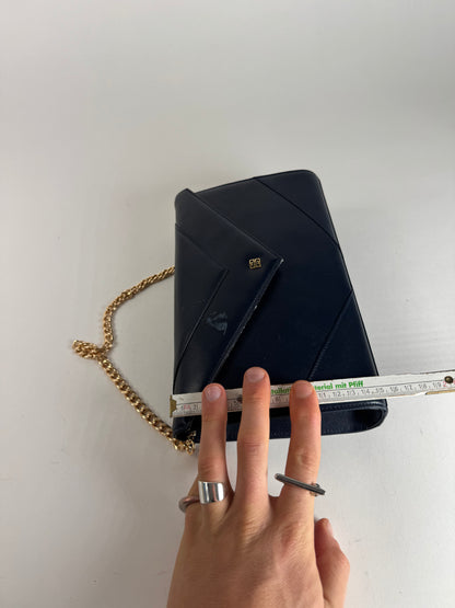 Vintage Givenchy 4G Leather Bag Navy