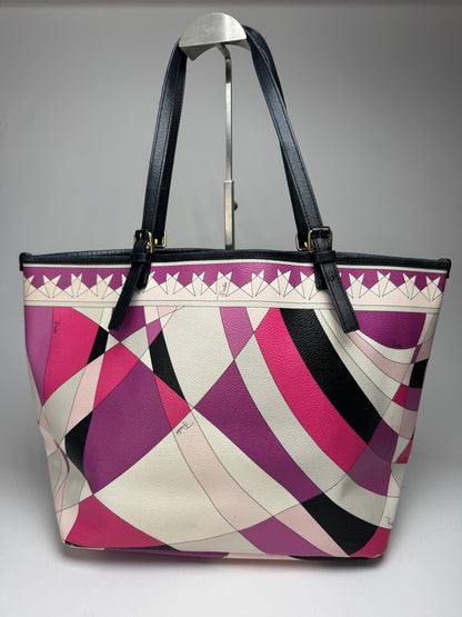 Vintage Emilio Pucci Leather Shopper