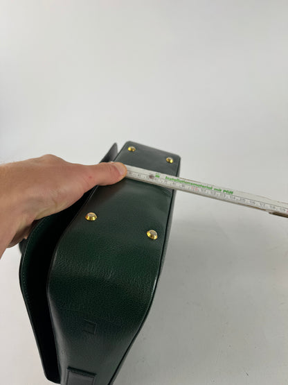 Vintage Givenchy 4G Leather Bag green