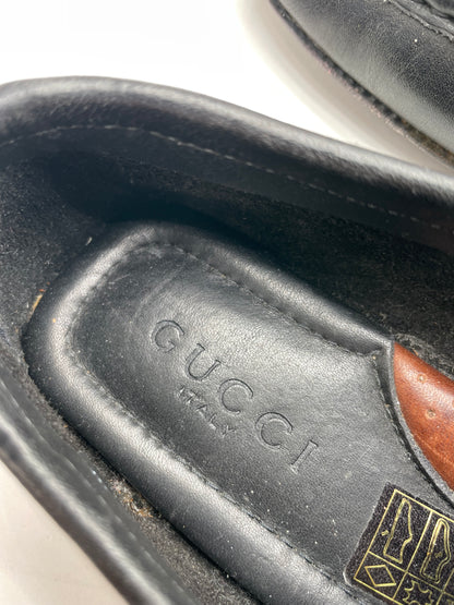 Vintage Gucci Horsebit Leather Loafer Black EU36,5